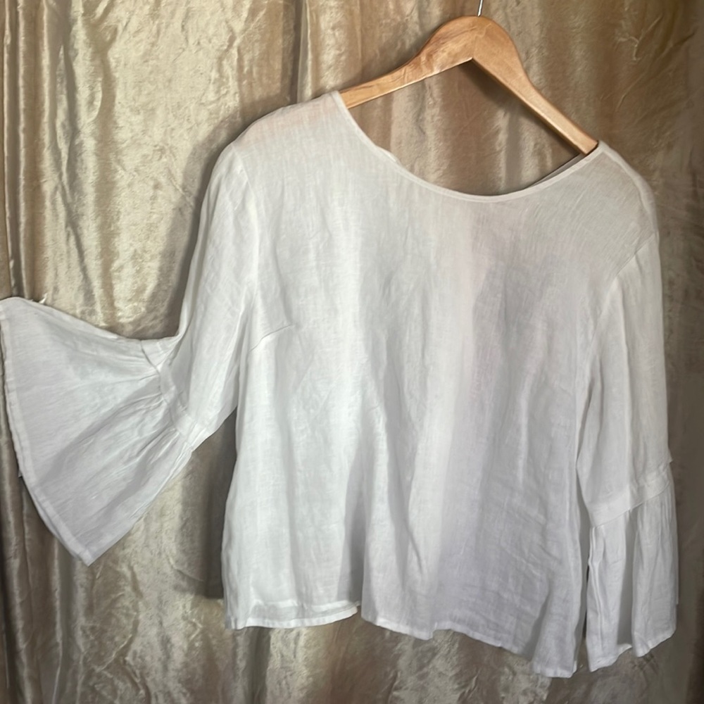 Catherine Malandrino Linen Blouse